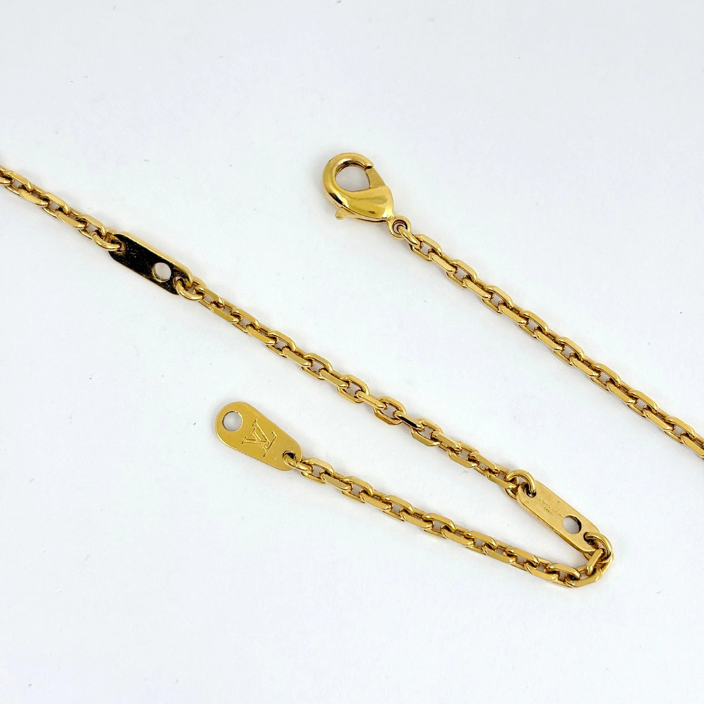 LOUIS VUITTON Gold Necklace - Picture 3 of 4